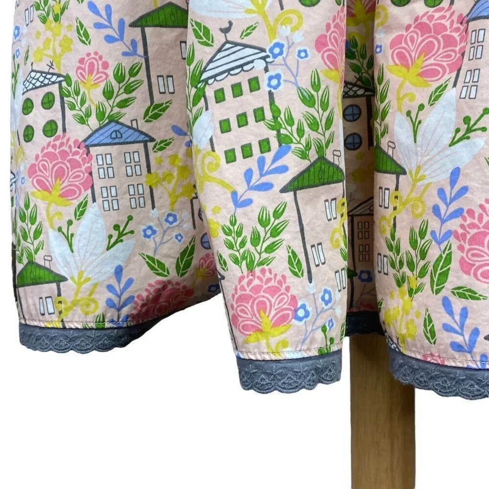 Matilda Jane Homeward Bound Mixed Print Skirt Women's Medium